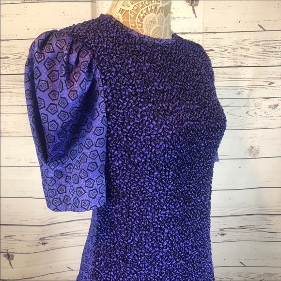 Plaza south vintage dress 
Screaming 80’s dress 
In purple with black - Picture 8 of 16
